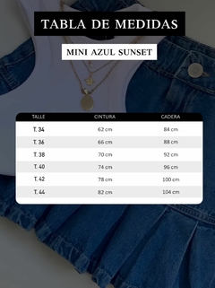 Mini Azul Sunset - tienda online