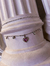 - Collar Amunet burgundy - (dije corazón)