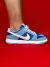NIKE DUNK LOW AZUL ESCURO, AZUL CLARO E BRANCO