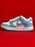 DUNK LOW INFANTIL AZUL COM BRANCO na internet