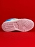 DUNK LOW INFANTIL BRANCO ROSA LOGO DE GLITTER ROSA - loja online