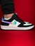 NIKE AIR FORCE 1 PRETO BRANCO CAMALEAO NACIONAL S