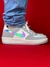 NIKE AIR FORCE 1 BRANCO CINZA CAMALEAO NACIONAL S