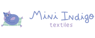 Mini Indigo textiles