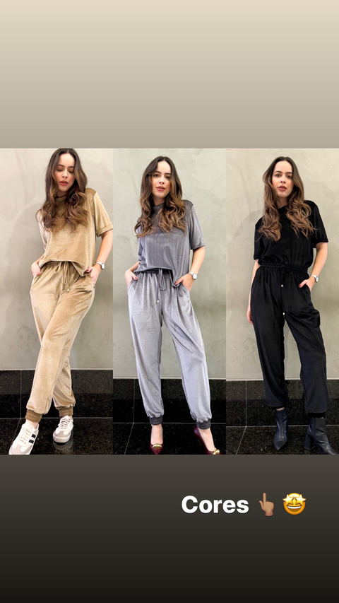 Conjunto em Plush Cristal