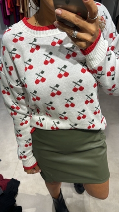 Tricô Cerejas - Stilo D Moda