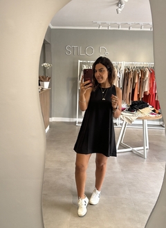 Imagem do Vestido Trapézio Crepe Francês