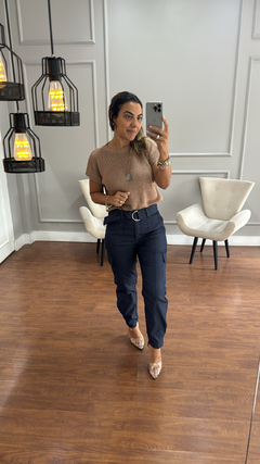 Calça Cargo de sarja
