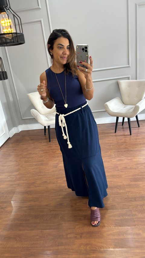 Saia em Moletinho de Viscose