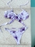 CONJUNTO ESME BLANCO Y LILA - comprar online