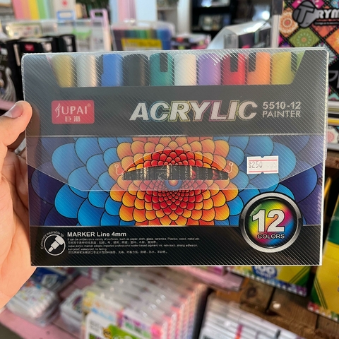 PLUMONES ACRILICOS TIPO POSCA MARCA JUPAI PUNTA 4 MM ACTIVABLES DIFERENTES PRESENTACIONES PLUMONES ACRILICOS