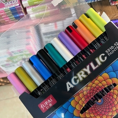 PLUMONES ACRILICOS TIPO POSCA MARCA JUPAI PUNTA 4 MM ACTIVABLES DIFERENTES PRESENTACIONES PLUMONES ACRILICOS - tienda en línea