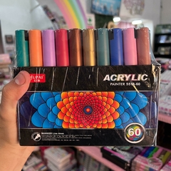 PLUMONES ACRILICOS TIPO POSCA MARCA JUPAI PUNTA 4 MM ACTIVABLES DIFERENTES PRESENTACIONES PLUMONES ACRILICOS en internet
