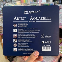 COLORES ACUARELEABLES MARCA GIORGIONE ARTIST - AQUARELLE INCLUYE PINCEL TRIANGULARES DIFERENTES PRESENTACIONES COLORES