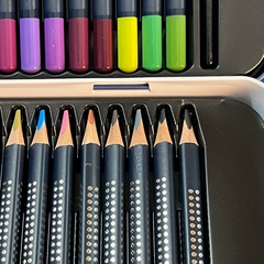 COLORES ACUARELEABLES MARCA GIORGIONE ARTIST - AQUARELLE INCLUYE PINCEL TRIANGULARES DIFERENTES PRESENTACIONES COLORES - tienda en línea