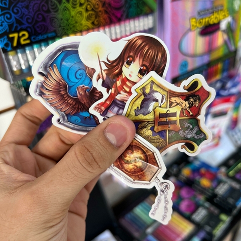 STICKERS PERSONAJES VARIOS SAGA HARRY POTTER TY STICKER 5O PZS STICKERS