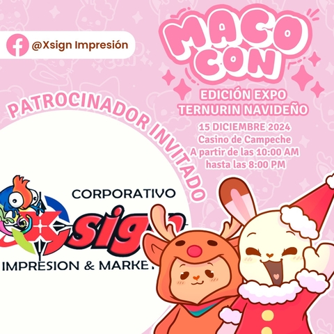 PATROCINADOR OFICIAL "XSIGN IMPRESIÓN Y MARKETING"