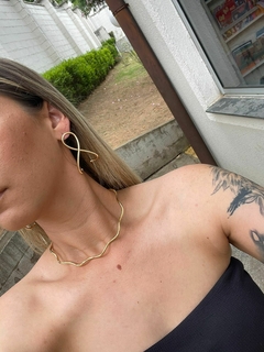 Brinco Orgânico Helena - Menina Moça Bijoux