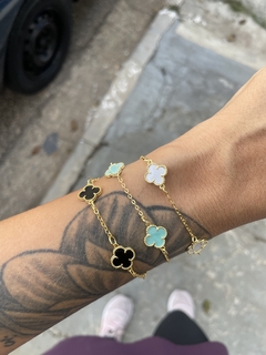 Pulseira trevo - Menina Moça Bijoux