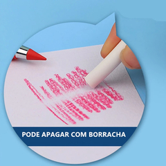 Lápis Infito da Capivara Emborrachado Artesanal - Malta Acessórios Presentes Diferentes e Papelaria Fofa