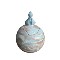 Caixa Planeta Nossa Senhora Aparecida em Cerâmica Decoração Porta Jóias - comprar online