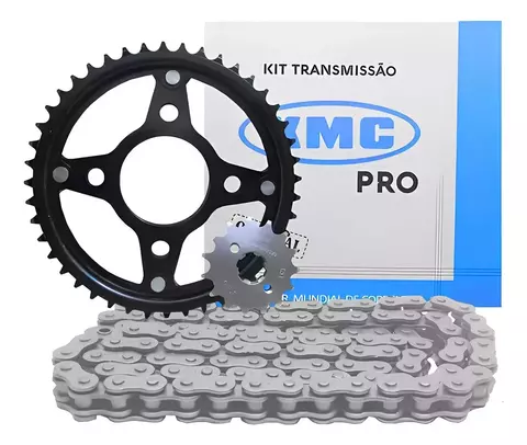 KIT RELACAO/TRANSMISSAO TITAN 160 16-19 15D x 44D x 428x118L AÇO 1045