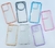 Funda 360 transparente borde color - comprar online