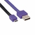 CABLE MICRO USB A USB MANHATTAN 1MT PLANO COLOR NEGRO / MORADO 391368