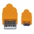 CABLE MICRO USB A USB MANHATTAN 1MT TEXTIL COLOR NARANJA / AZUL 394024 - PC Mérida.com: PC Gamer de Alto Desempeño