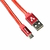 CABLE MICRO USB A USB VORAGO 1MT COLOR ROJO CAB-113, AC-365810-31