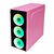GABINETE BALAM RUSH NOVA DRAGONFLY (ROSA) C. TEMPLADO 3 VENTILADORES RGB BR-932806 en internet