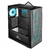 GABINETE YEYIAN DRAGOON NEGRO C. TEMPLADO 4 VENTILADORES RGB YCM-APDRA-01 en internet