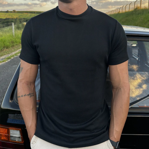 KIT 2 CAMISETAS RIBBED