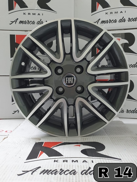 JOGO DE RODAS ARO 17X7 4X98 KRMAI R14