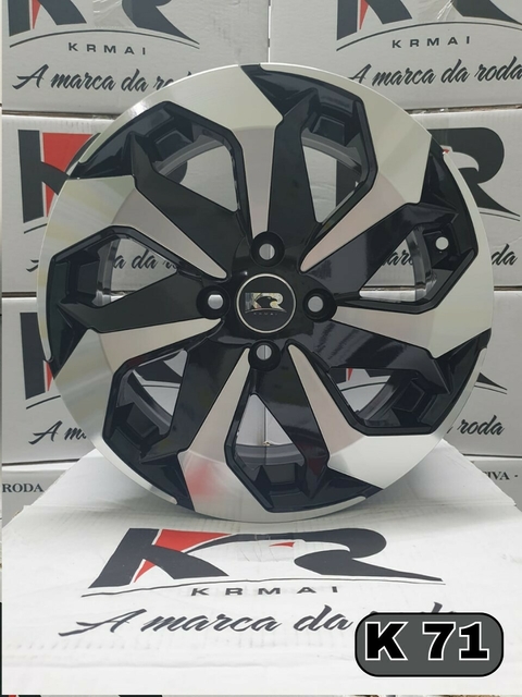 JOGO DE RODAS ARO 14 4X100 KRMAI K71
