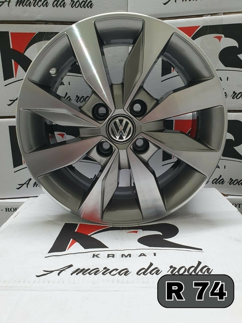 JOGO DE RODAS ARO 14 4X100 KRMAI R74