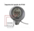 SENSOR PT-100 DE 3 FIOS - 100MM - CABEÇOTE KNC - TEMP -50 A 300°C - ROSCA BUCIM 1/2"NPT - loja online