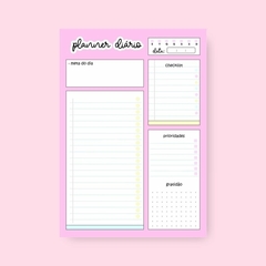 Blocos Planner Diario na internet