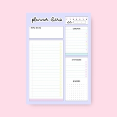 Blocos Planner Diario - loja online