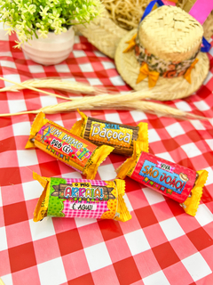 Paçoquinha Personalizadas Festa Junina - Tai Artes e Festas LTDA