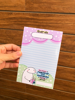 Card Ou Bloco De Agradecimento A6 - loja online