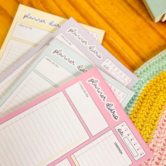 Blocos Planner Diario na internet