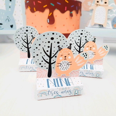Kit é só um bolinho Scandivano Menina - Tai Artes e Festas LTDA