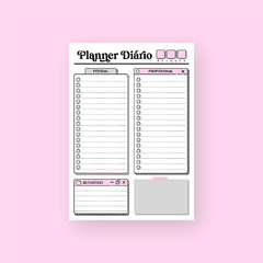 Blocos Planner Diario