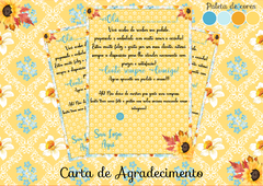 Blocos de Pedido Mod 6 Outono Girassóis