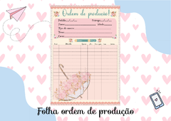 Blocos de Pedido Mod 1 Coral Romantic - Tai Artes e Festas LTDA