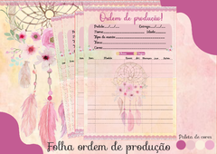 Blocos de Pedido Mod 4 Filtro dos sonhos - Tai Artes e Festas LTDA