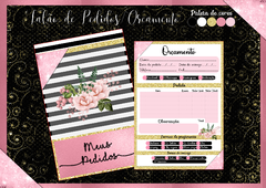 Imagem do Blocos de Pedido Mod 9 Black e Roses