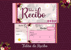 Blocos de Pedido Mod 3 Marsala