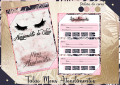 Blocos de Pedido Mod 10 Alongamento de Cílios